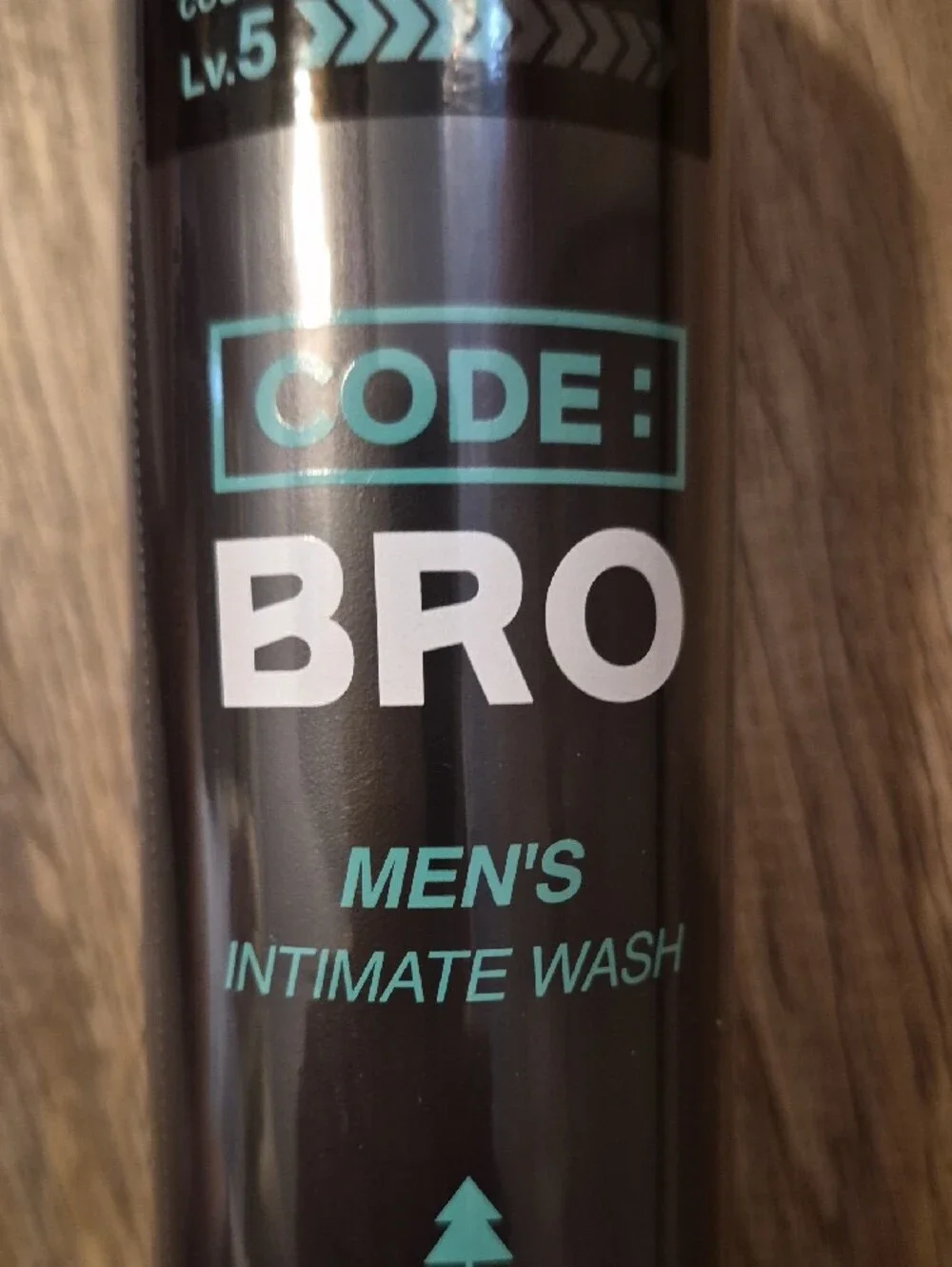 Men's Intimate Wash - Morning Wood (Teal on Black)